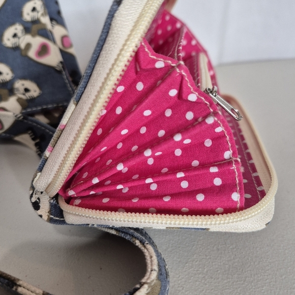 Bungalow 360 Sea Otter Small Messenger Bag w/ Matching Zip Around Wallet - Picture 12 of 15